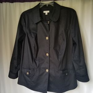 Black Jacket, Cotton, Size 2X